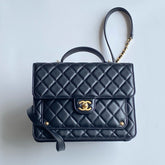 Chanel Women's Fashion Classic Solid-Color Leather Chain Shoulder Bag with Gold Buckle Bag Bags #78758