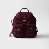 Prada Re-Edition Men's and Women's Fashion Casual Solid Color Flip-Top Backpack with Enameled Triangular Metal Logo and Drawstring Closure Backpack/Tote Bag Bags 1BZ677_RV44_F0632_V_OOM #78681