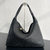 Bottega Veneta Women's Fashion Casual Leather Handbag With Knitted Balls And Leather Buckle Details Shoulder Bag Bags 826196v2ez01424#78881
