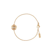 Chanel and Diamond Extrait De Camélia Bracelet Rose Gold #389828