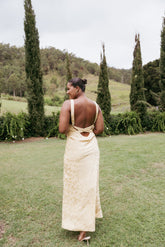 Malie Maxi Dress - Lemon