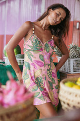 Analu Romper - Río rosa