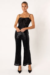 Mono Chiara con lentejuelas - Negro