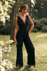 Mono Eloise de encaje - Negro