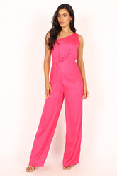 Mono Isabel con un Solo Hombro - Rosa
