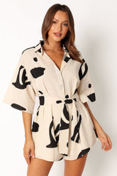 Mameluco Kellie - Beige Negro