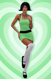 Sugar. Spice And Everything Nice Mini Dress Green