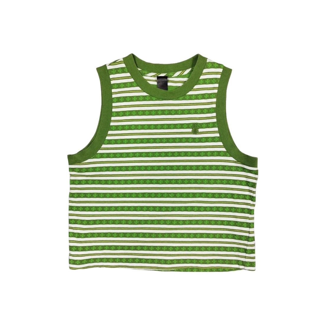 Chrome Hearts Women's Summer Striped Jacquard Sword Embroidered Sleeveless Tank Top #76584