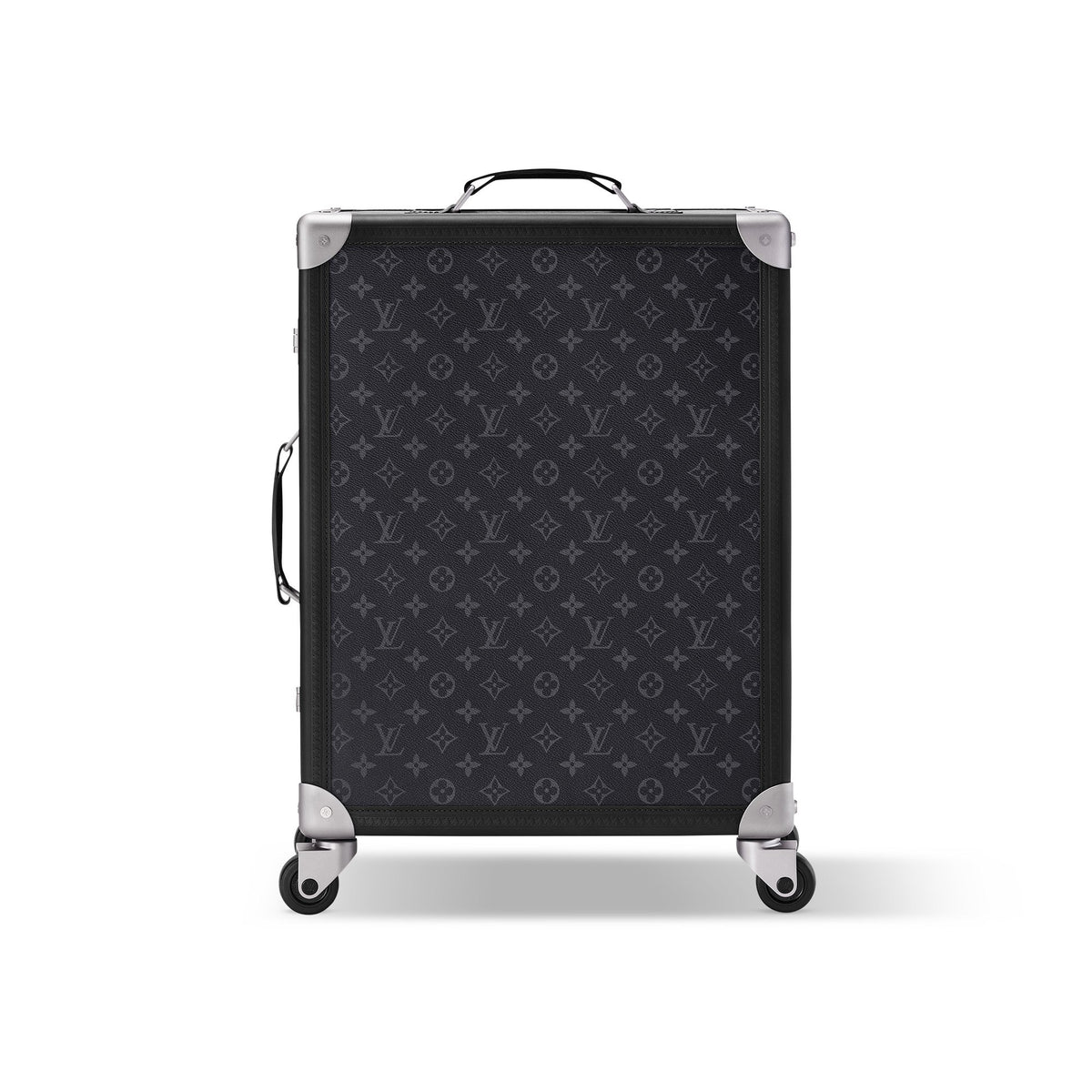 LOUIS VUITTON ROLLING TRUNK Old Flower Printed Lock Buckle Opening And Closing Canvas Suitcase Trolley Case Men's Style #332926