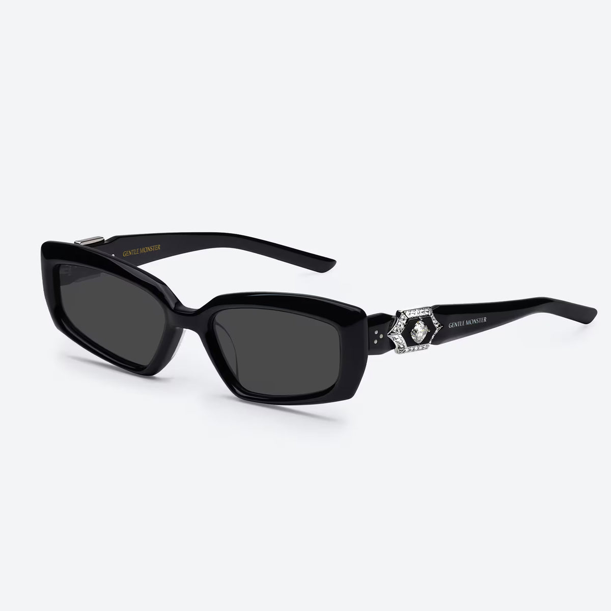Gentle Monster Men Women Jewelry Collection Demond 01 Solid Color Glasses Fashion Irregular Sunglasses Accessories Ngvp #1169