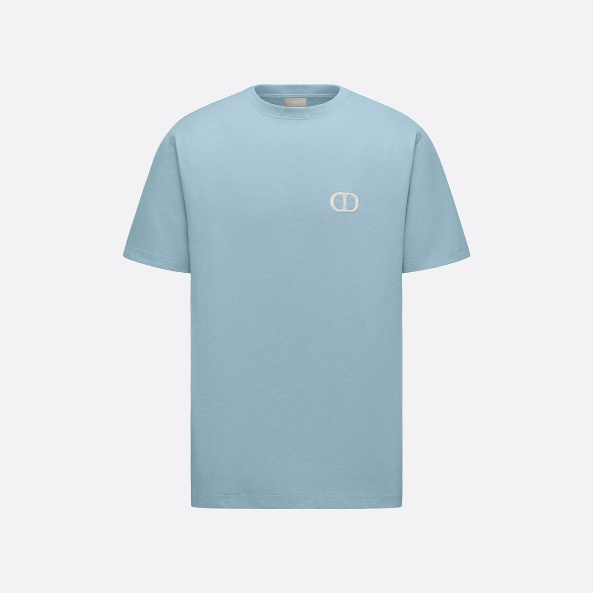 Dior Men's Summer Fashion Casual Solid Color Round Neck Cotton CD Embroidered Logo Loose Fit T-Shirt #78374