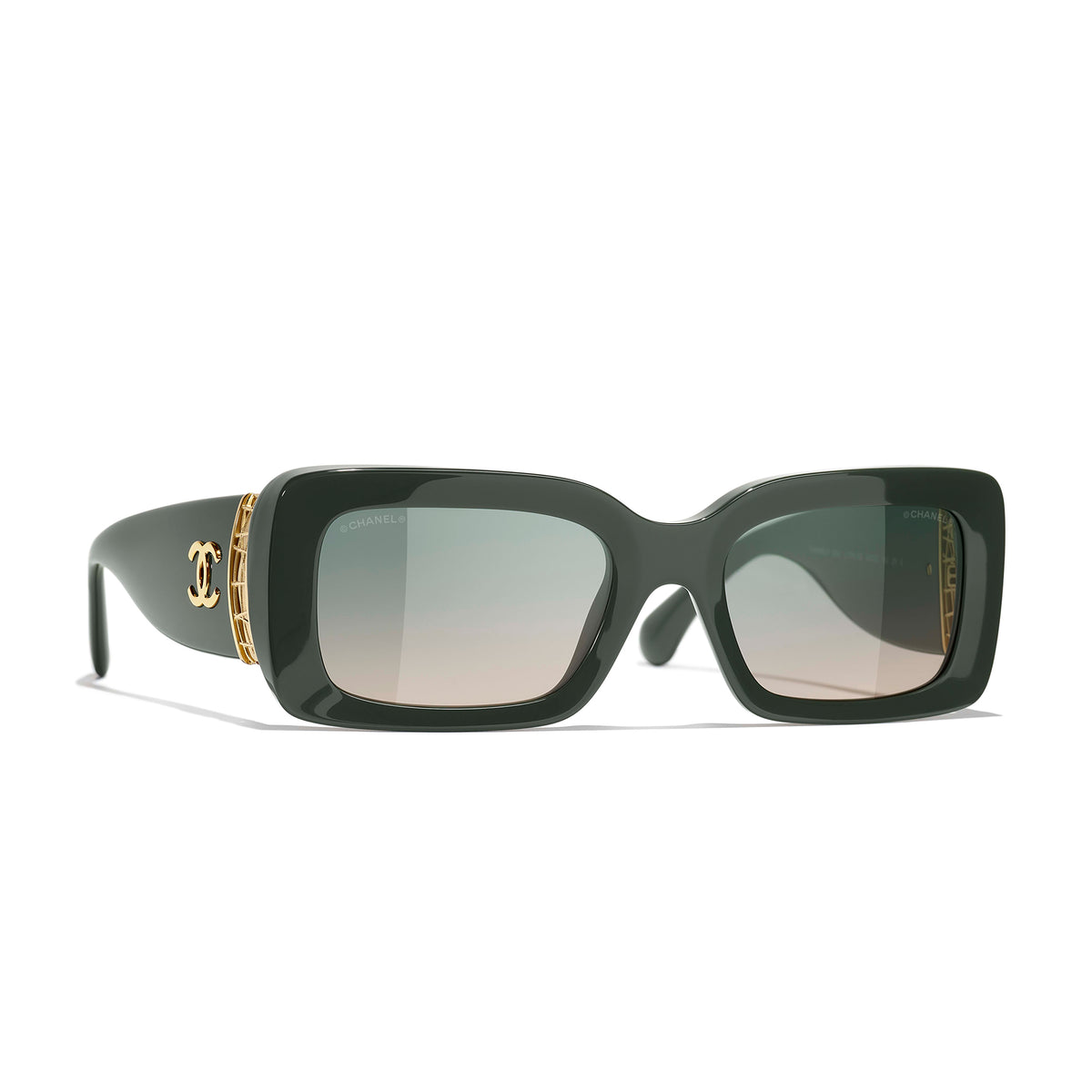 Chanel Men's Women's Logo Irregular Sunglasses Solid Color Glasses Accessories #77591