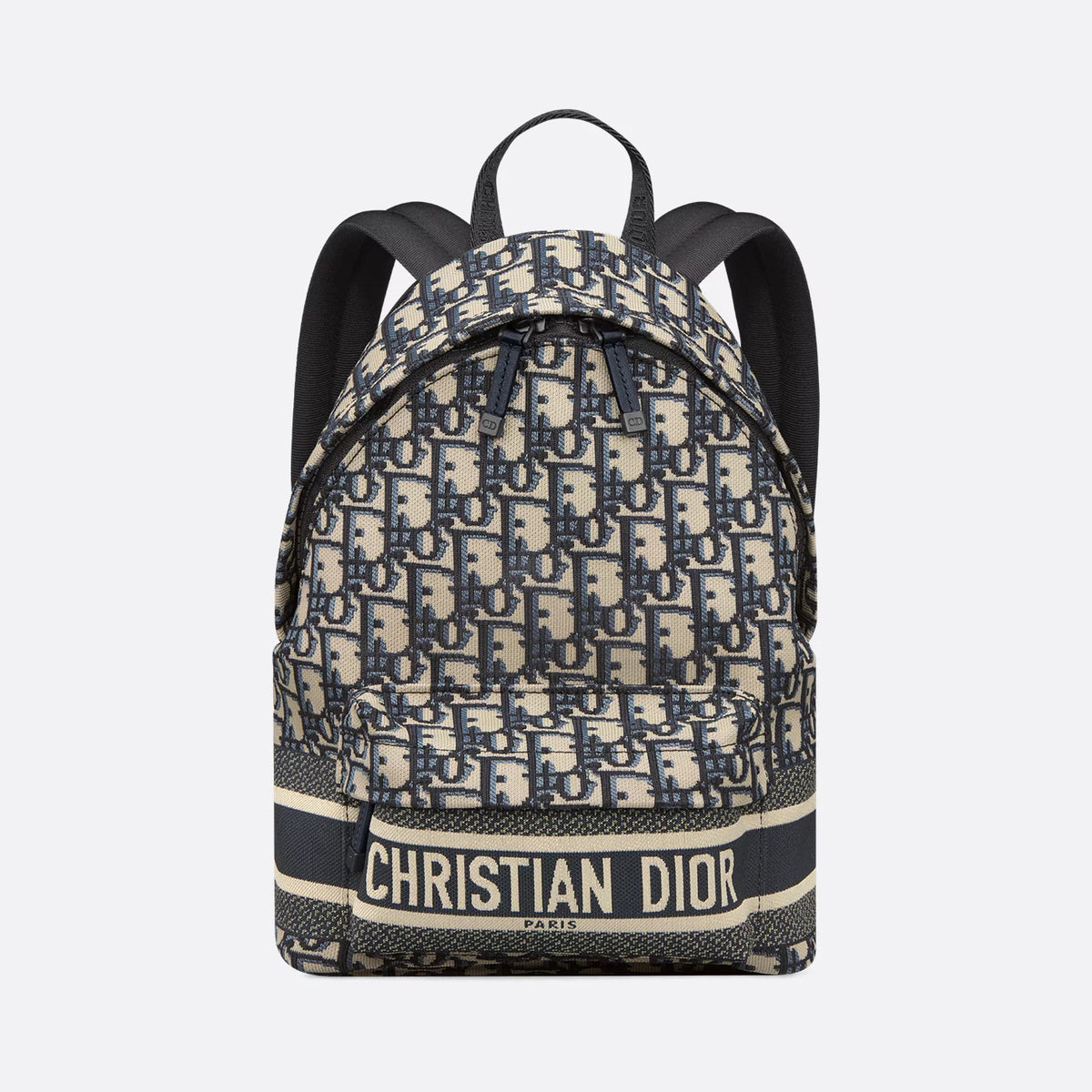 Dior Travel Men's And Women's  Fashion Classic Logo Print Color Blocked Dual Zip Backpack Bag Bags M6108SDGI_M928 #79452