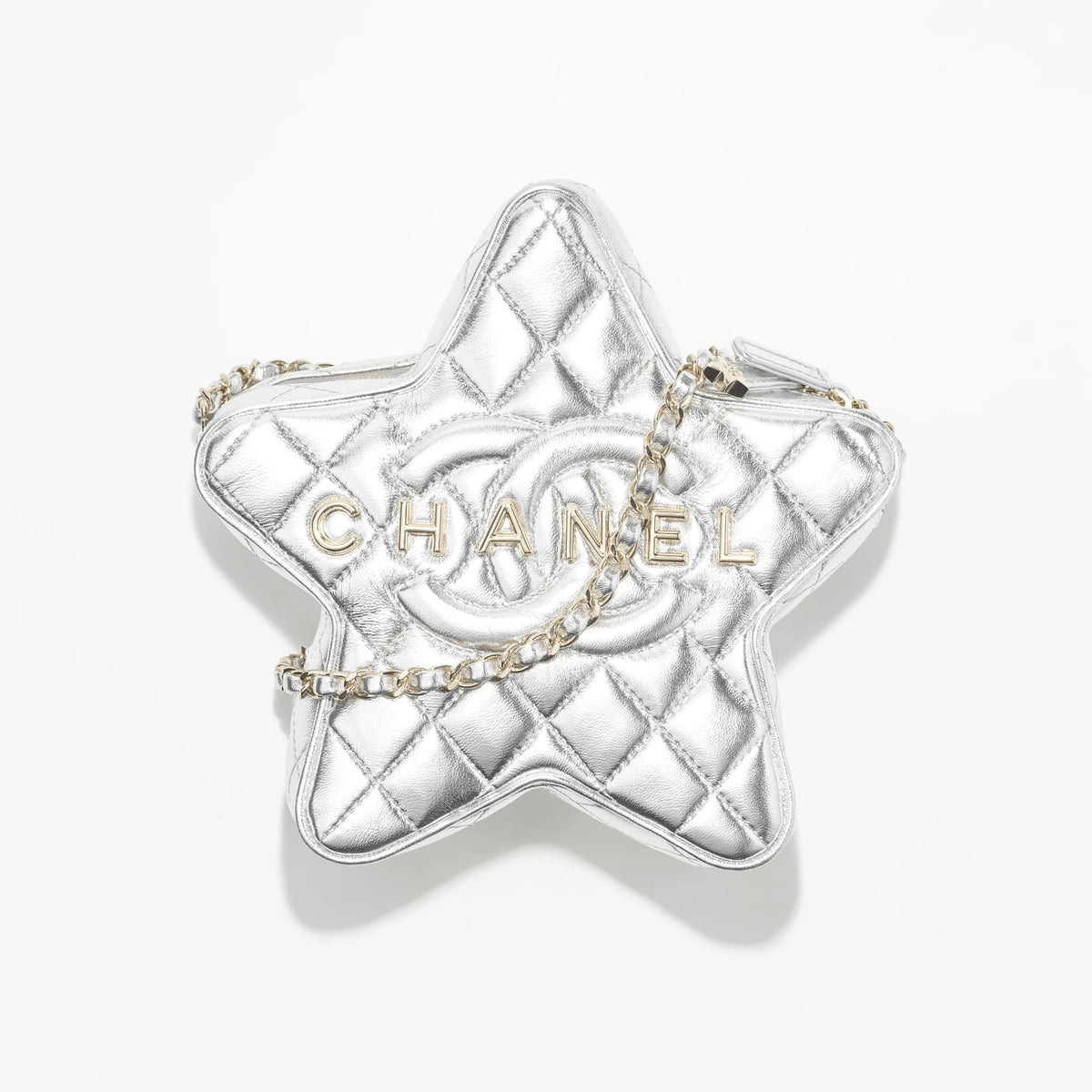Chanel Women's Star Leather Chain Shoulder Crossbody Bag Bags #97434