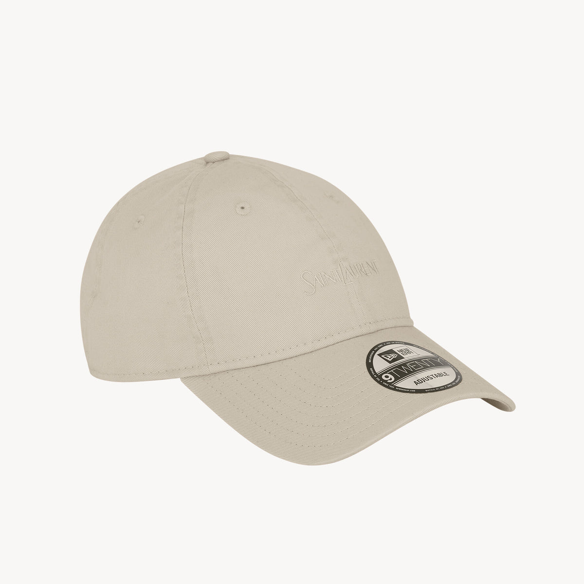 SAINT LAURENT Men's and Women's Solid Color Embroidered Logo Pattern Cotton Duck Tongue Cap Hat #73488