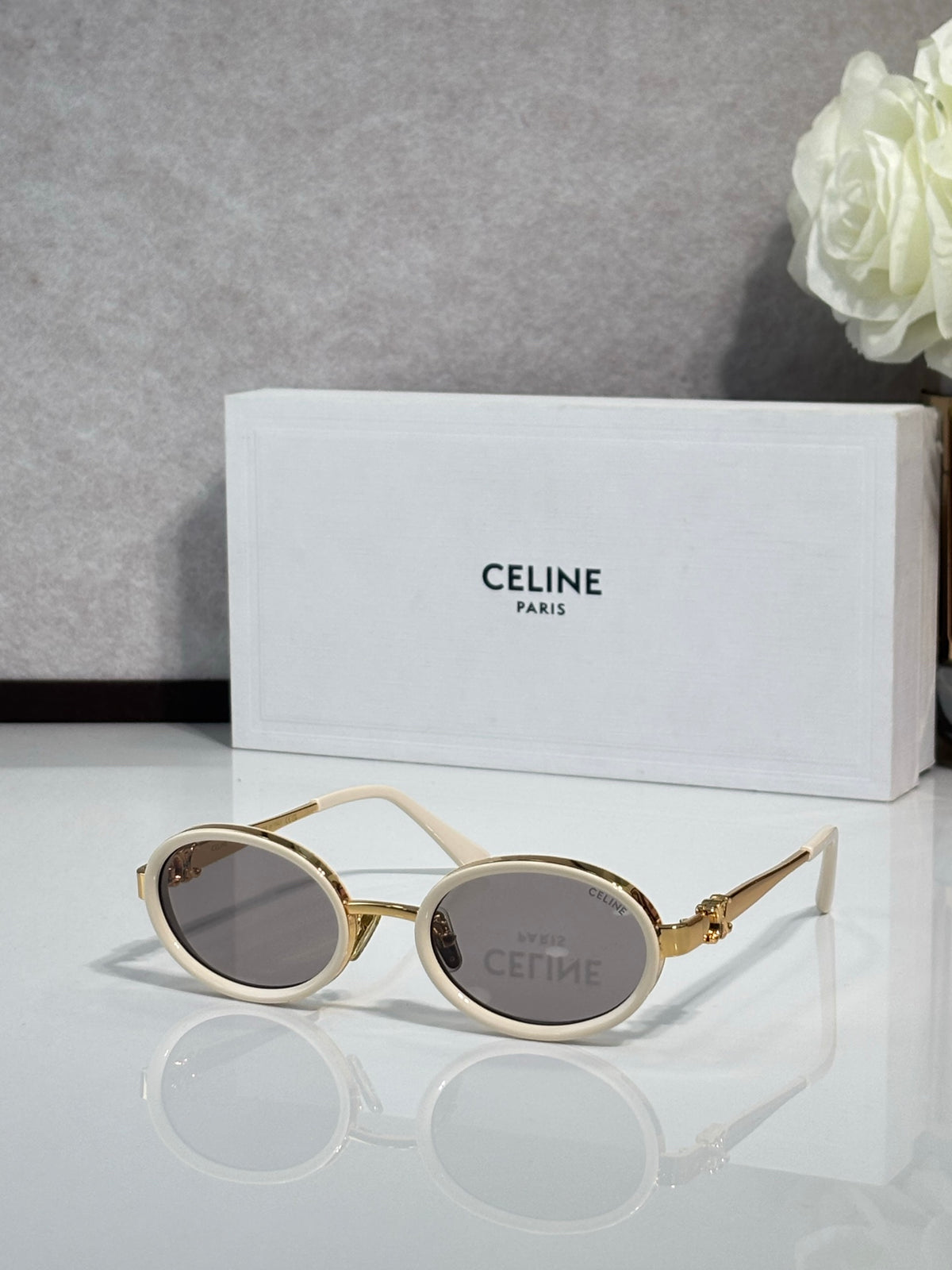 Celine Round Frame Sunglasses #336995