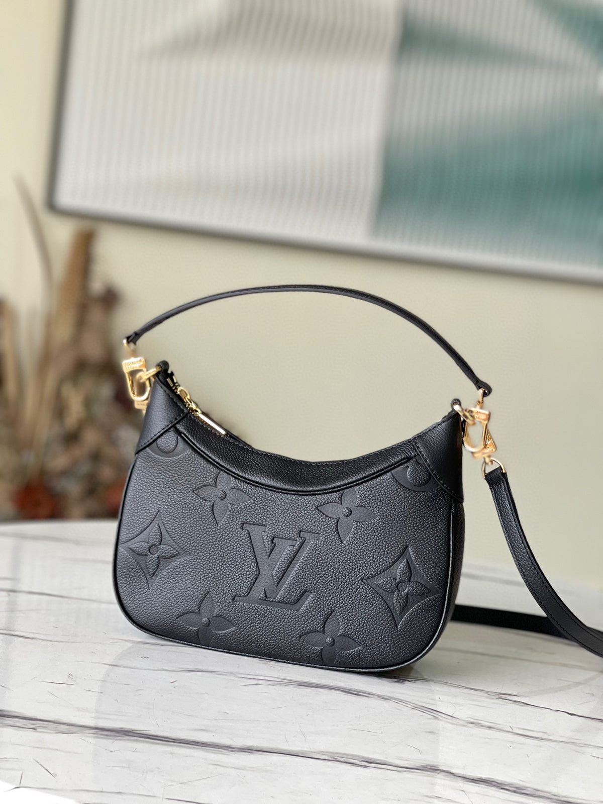 Louis Vuitton Bagatelle Leather Portable One Shoulder Messenger Bag #56235
