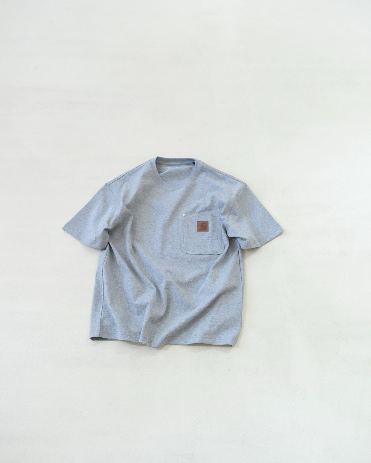 Carhartt WIP Label Pocket Leather Label Short Sleeves T-Shirt#379054