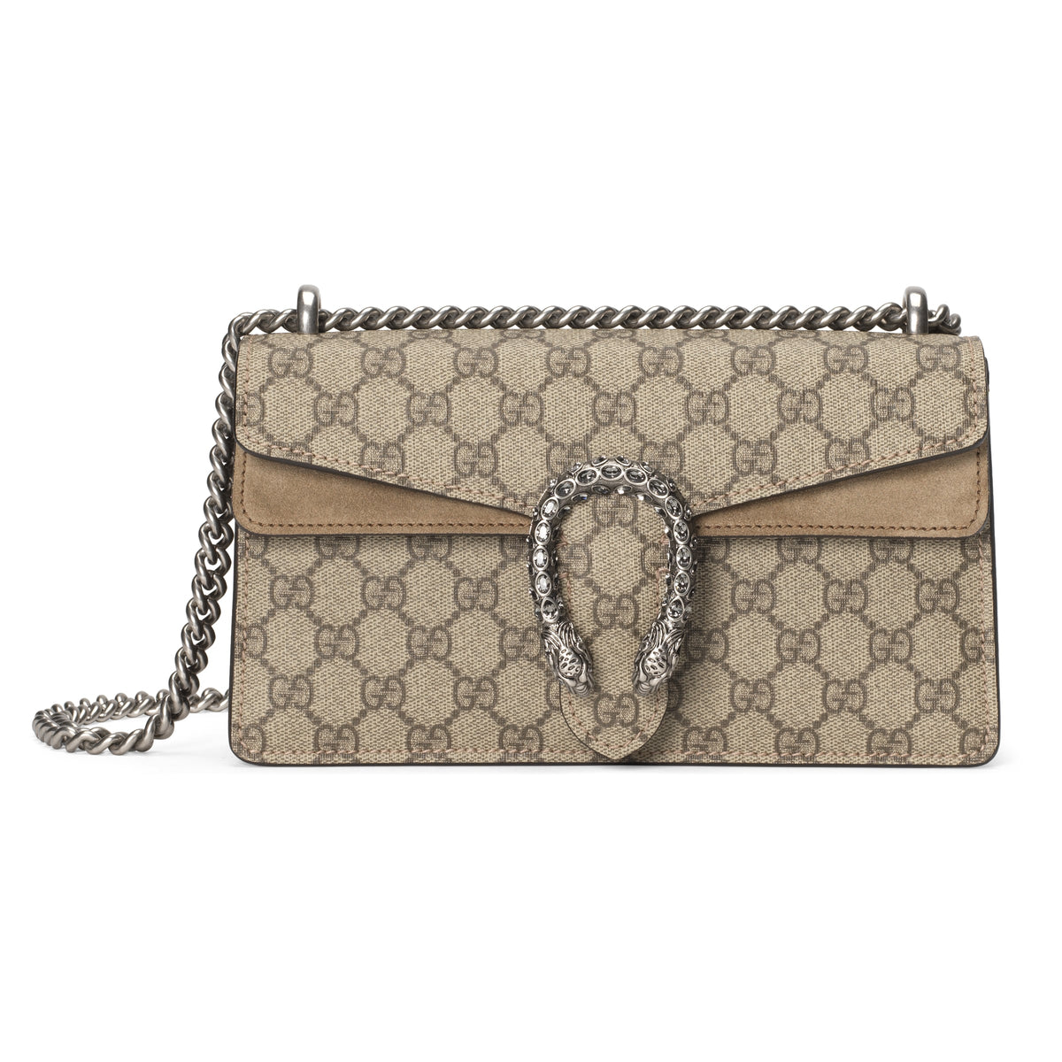 Gucci Dionysus Series GG Small Shoulder Bag Tiger Head Buckle Canvas Patchwork Leather Crossbody Shoulder Bag Bags #71333