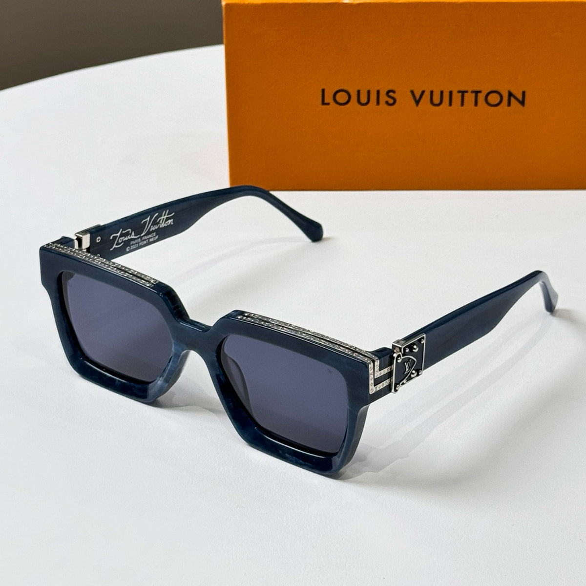 Louis Vuitton 1.1 Millionaires Men's And Women's Plate Frame Square Sunglasses Glasses #97658
