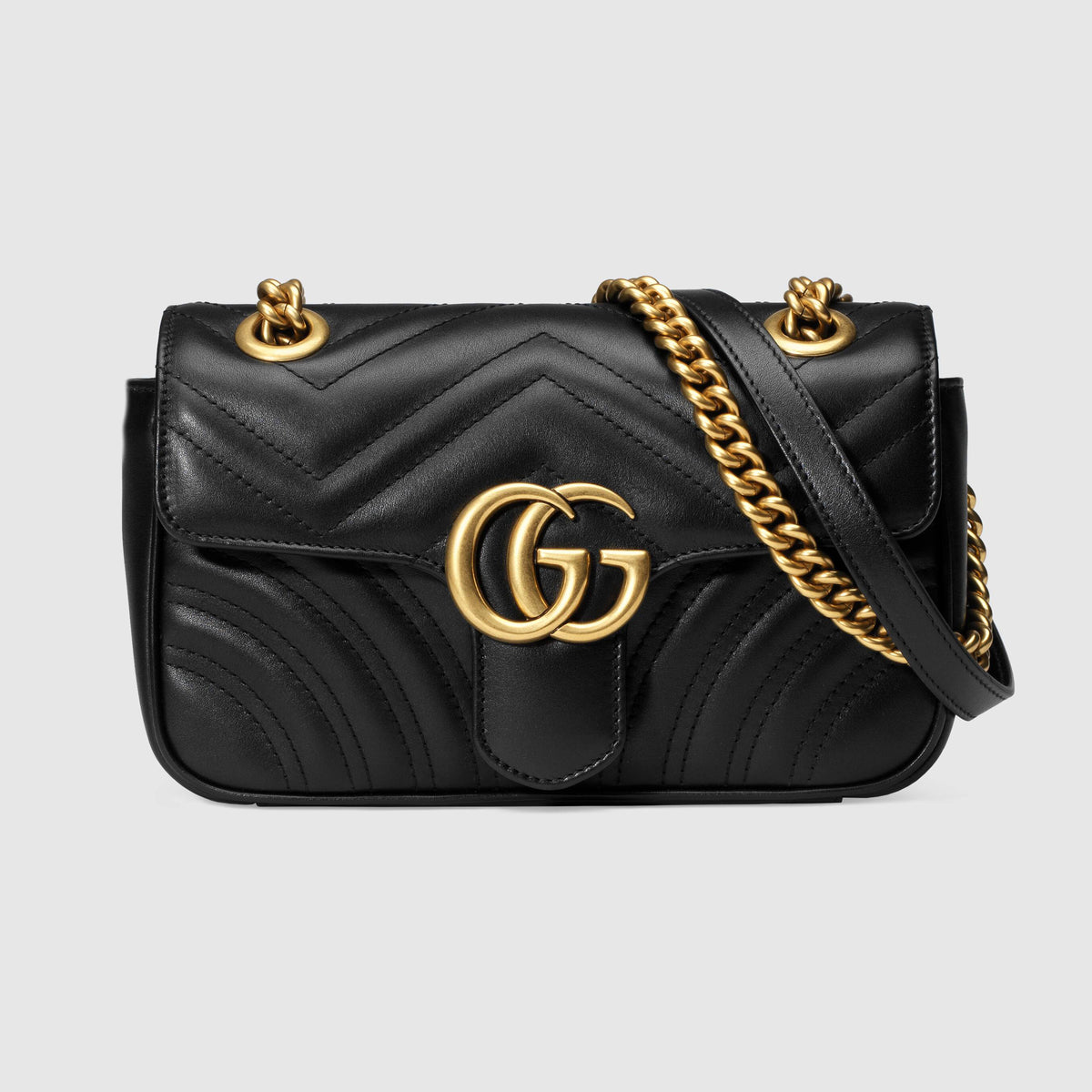 Gucci Leather Large Logo Diagonal Bag #59324
