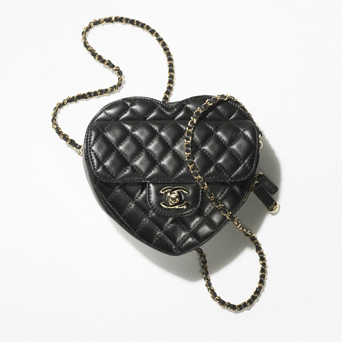 Chanel Leather Heart Bag #53845