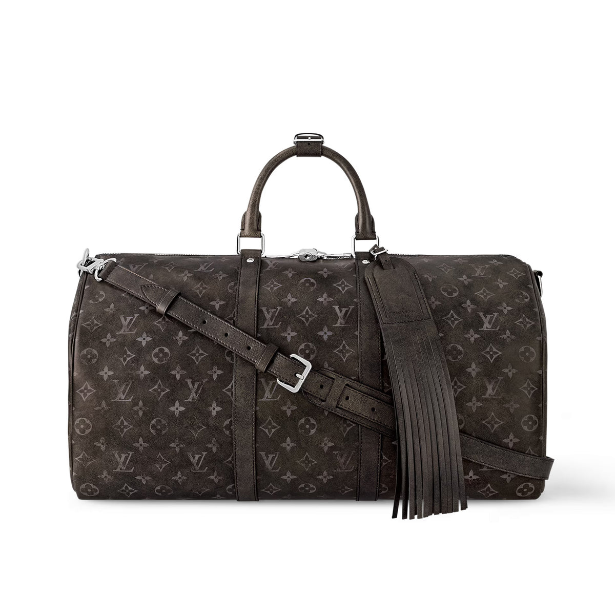 Louis Vuitton KEEPALL BANDOULI¨¨RE 50 Men's Detachable Adjustable Shoulder Strap Zipper Closure Coated Canvas Quilted Leather Single Shoulder Crossbody Handbag Travel Bag Bags #72948
