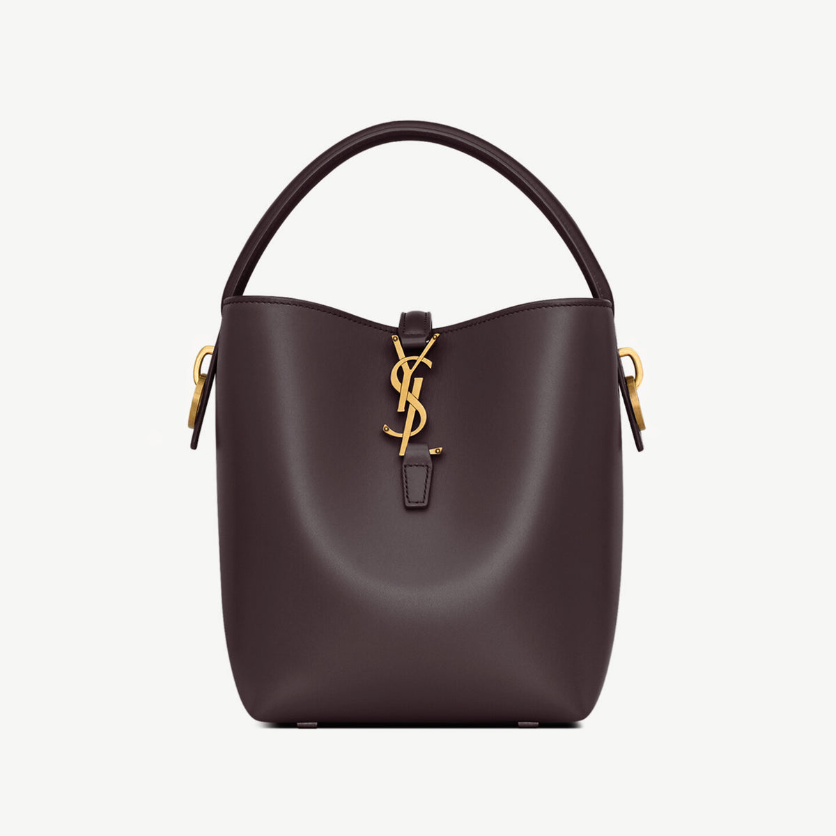 Saint Laurent Women's LE 37 Logo Hook Buckle mini Small Glossy Solid Color Bucket Bag Suede Leather Handbags Casual Bags 7490362R20W9207 #81334