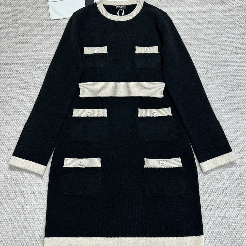 Chanel Dress Cashmere Red Pink #332112