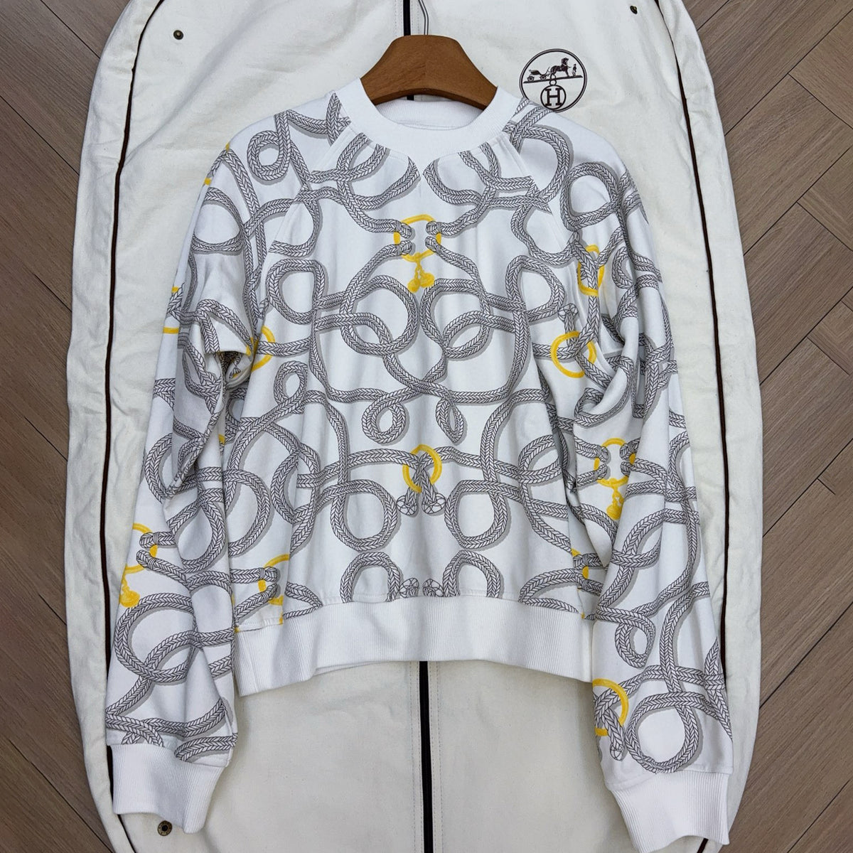 Hermes Palefroi Remix Sweatshirt Women's Spring/autumn Printed Elegant Casual Set Fashion Drawstring Shorts Sweatpants Hoodie Ngvp #1992