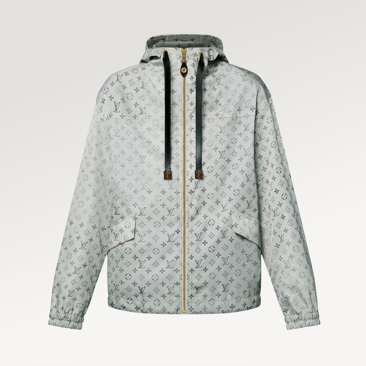 Louis Vuitton Monogram Hooded Parker Coat Women's Fall And Winter Fashion Trend Printed Drawstring Hooded Jacket #81457