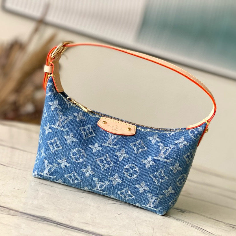 Louis Vuitton Women's Full Printed Monogram Cowboy Zip Adjustable Shoulder Strap Crossbody Bag Bags #97762