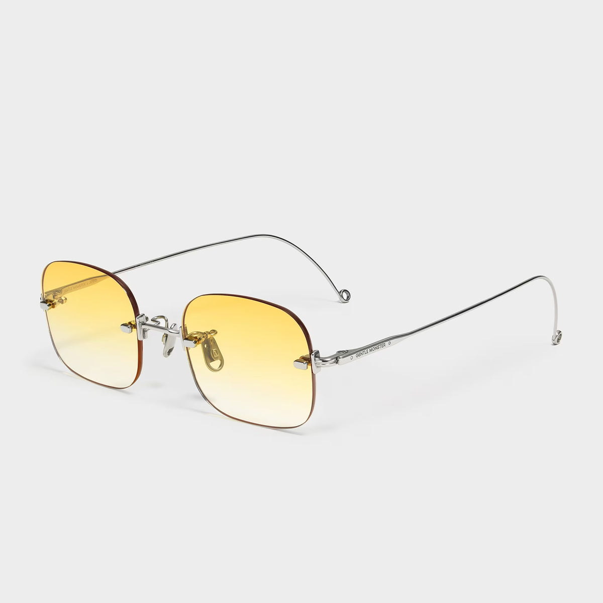 Gentle Monster X Jenny JENTLE HOME Series Square Solid Color Gradient Lens Metal Material Sunglasses Casual Daisy Eyewear Accessories Ngvp #9946