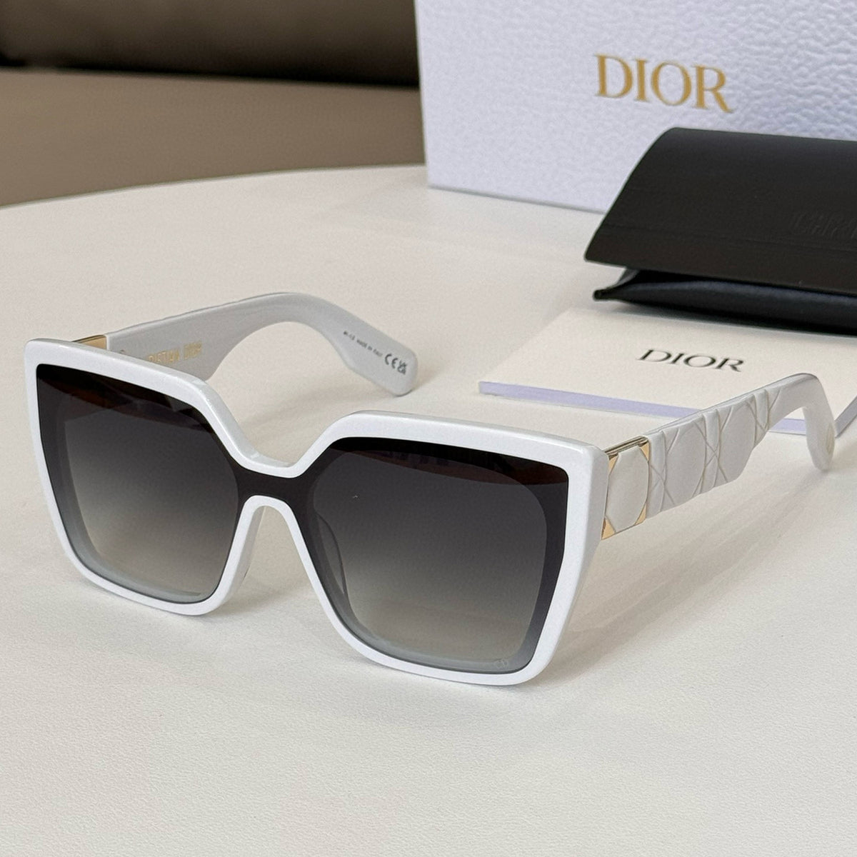 Dior Men's Women's Spring And Summer Fashion Temperament Color Blocking Sunglasses Luxury Temperament Sunglasses Ngvp #7968