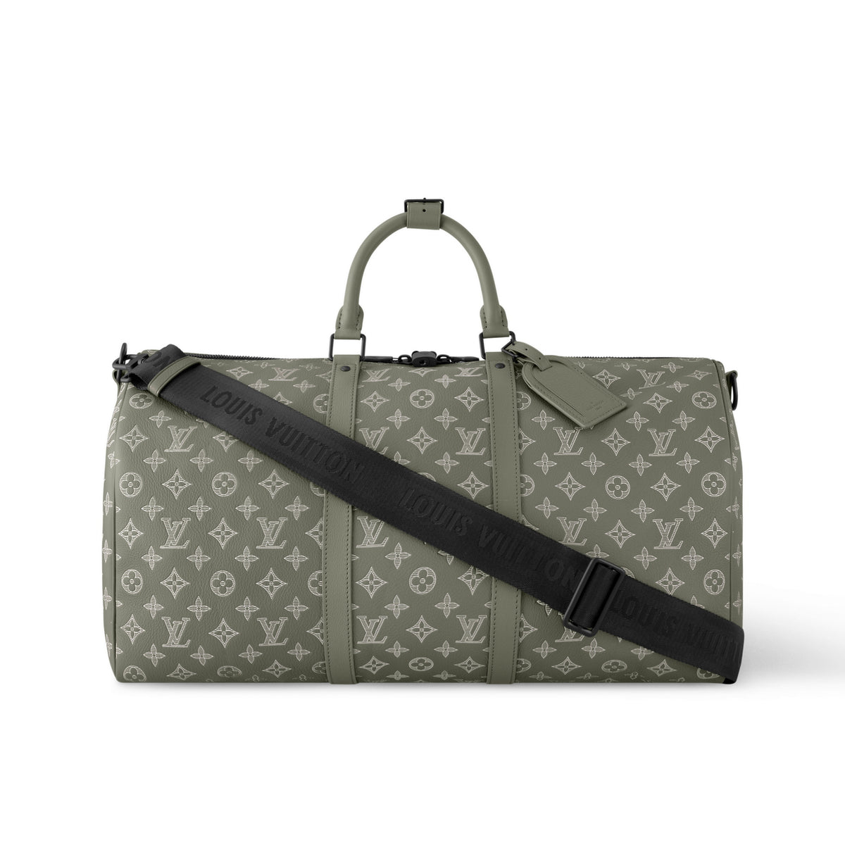 Louis Vuitton Keepall Bandoulière 50 Men's And Women's Detachable Adjustable Shoulder Strap Zipper Closure Canvas with Leather Shoulder Slanting Tote Travel Bag Bags #75127