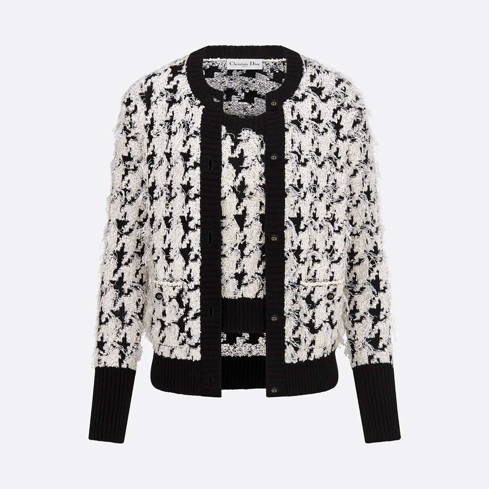 Dior Top -quality Version Houndstooth Two-piece Cardigan #307250