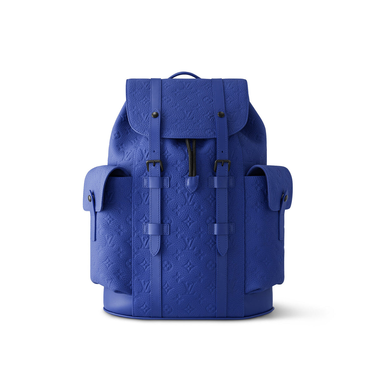 Louis Vuitton  Blue Leather Printed Backpack #21383