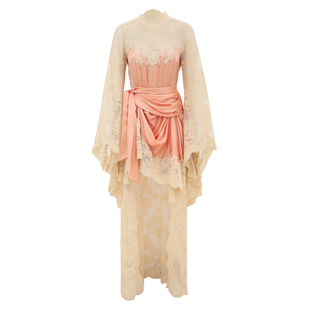 Zimmermann Hypnotic Satin Drape Dress #335820