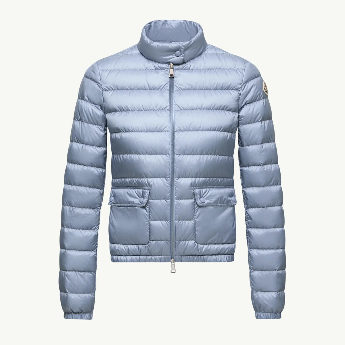 Moncler Lans Women's Winter Fashion Casual Minimalist High Neck Zipper Foldable Short Down Jacket with Storage Bag Jacket #79483