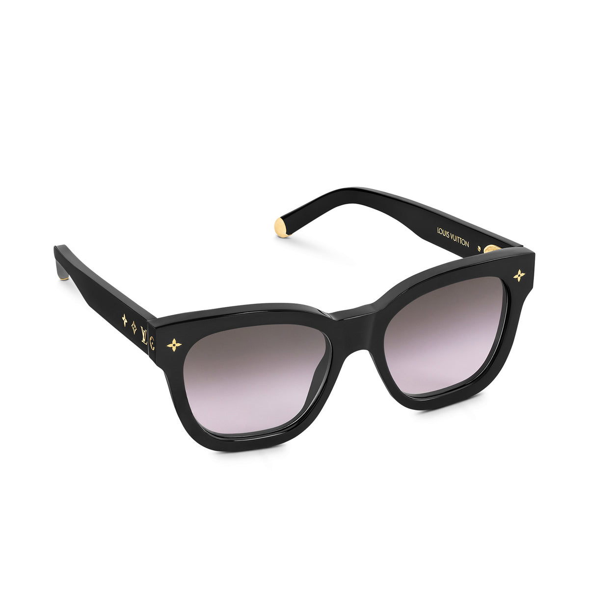 Louis Vuitton Eyeglasses Monogrammed Acetate Metal Irregular Shape Sunglasses Glasses #98563