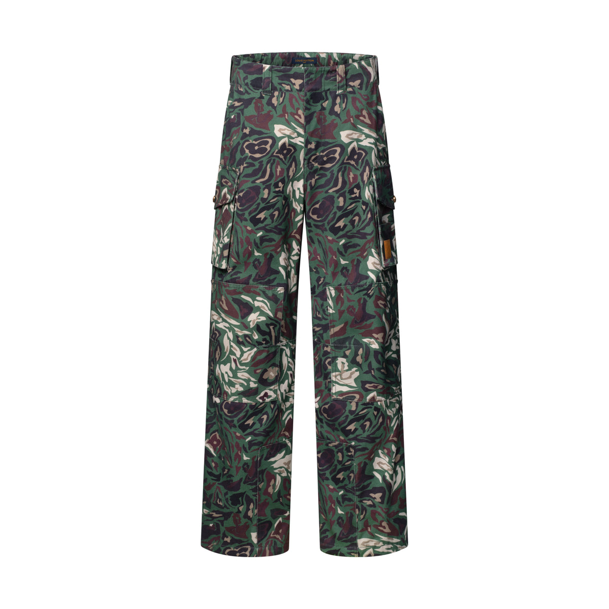 Louis Vuitton Men's Spring/Fall Fashion Casual Reversible Color Woven Combed Cotton Work Pants with Patch Pockets Pants #79489