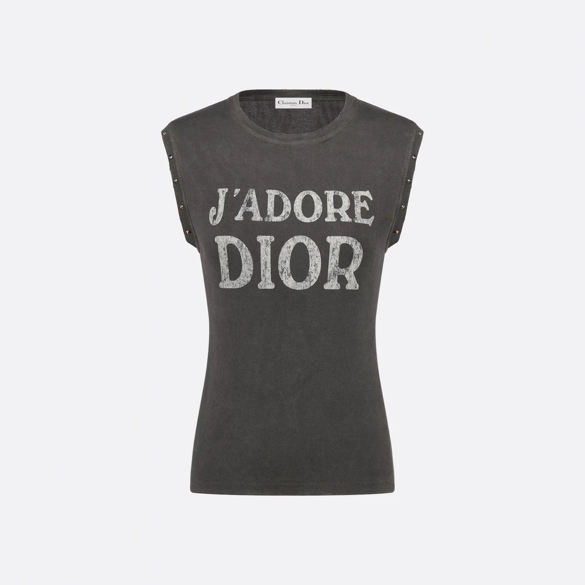Dior Women's Summer Fashion Casual Solid Color Cotton Letter Sleeveless Tank Top Vest #78537