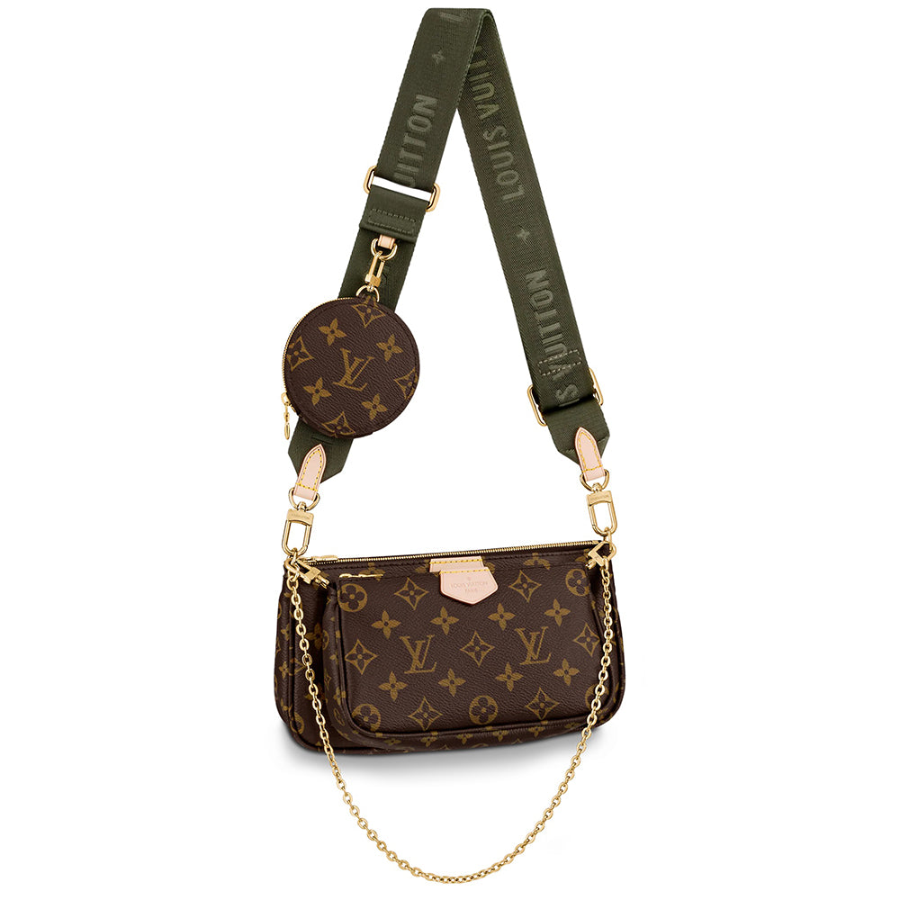 Louis Vuitton  Multi-Bag Full Printed Old Flower Chest Leather Bags #44813