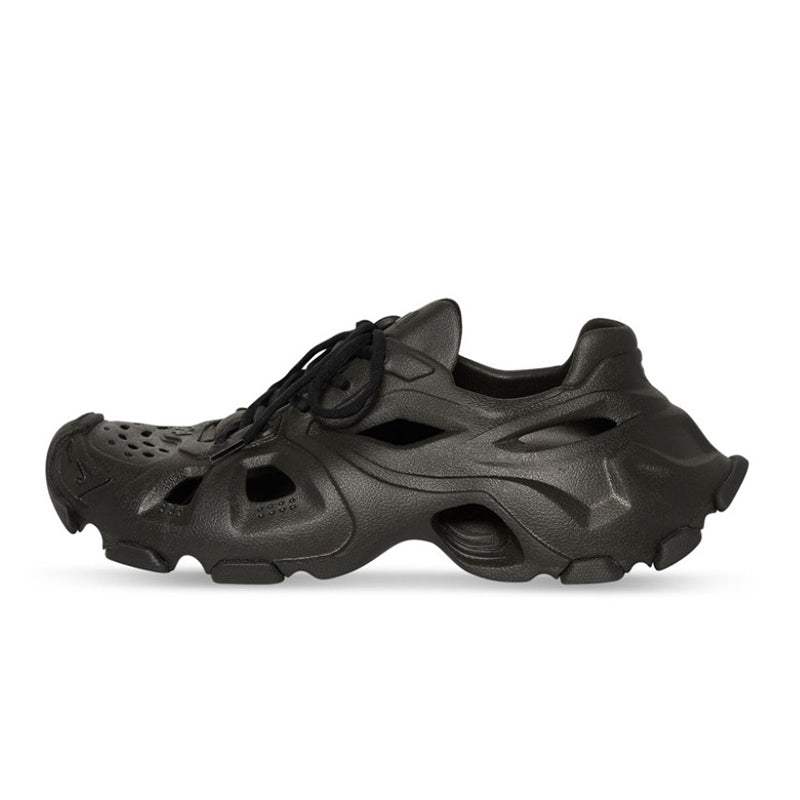 Balenciaga Men's Spring. Summer And Autumn Round Toe Solid Color Rubber Lace Up Low Top Sports Casual Shoes #71872