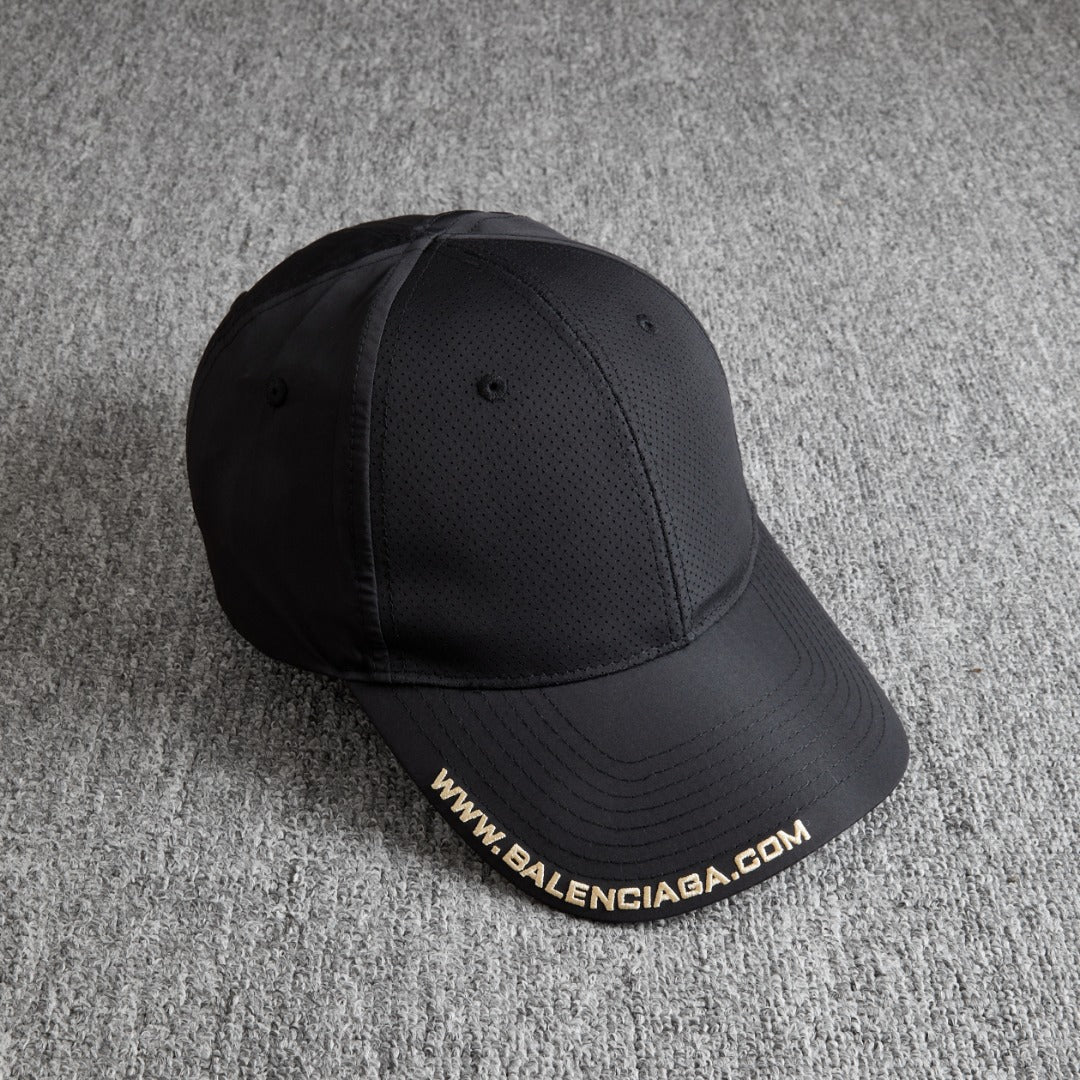Balenciaga Men's Women's Cap Top Logo Embroidery Mesh Solid Color Duck Tongue Cap Casual Hat Average Size Adjustable  Accessories #81337