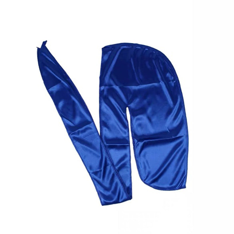 Opium Men's Spring And Summer High Street Trend Hip-hop Hat Playsongs Solid Color Long-tail Tie Hip-hop Turban Hat Head Wrap Hat Ngvp #2488