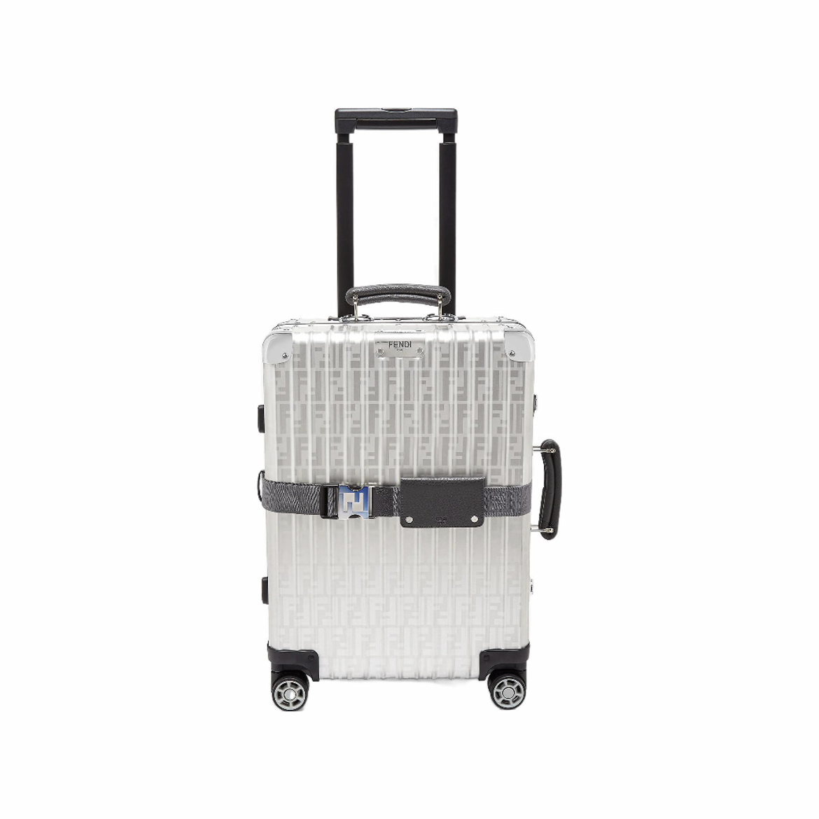 FENDI  Silver Outbound Luggage bag bags #57667