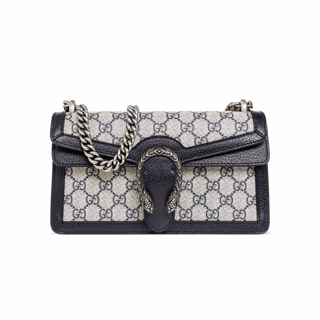 Gucci Dionysus Leather Panel Canvas Printed Chain Bag #21943