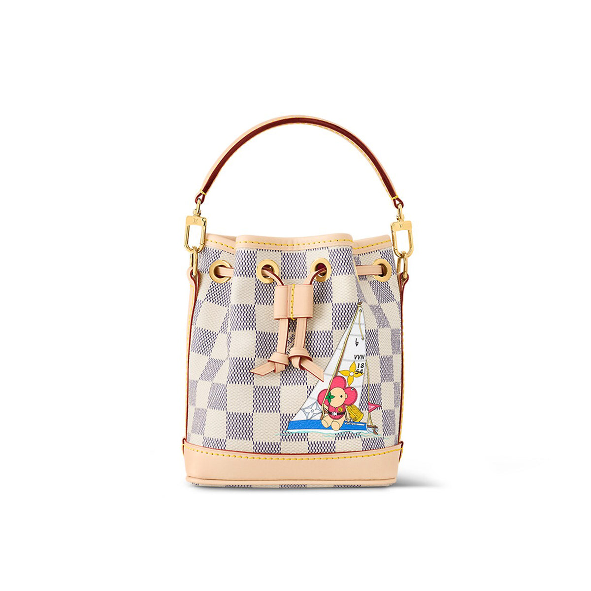 Louis Vuitton Nano Noe Printed Bucket Tote Bag #22176