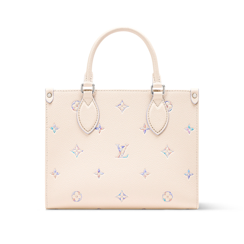LOUIS VUITTON OnTheGo PM Monogram Empreinte Leather Handbags M29976 Beige #393330